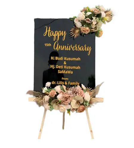 Papan Bunga Akrilik Kemulan