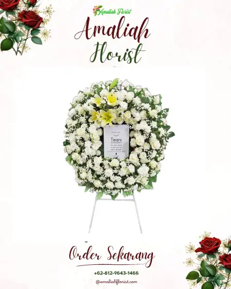 Krans Bunga Duka Kemulan